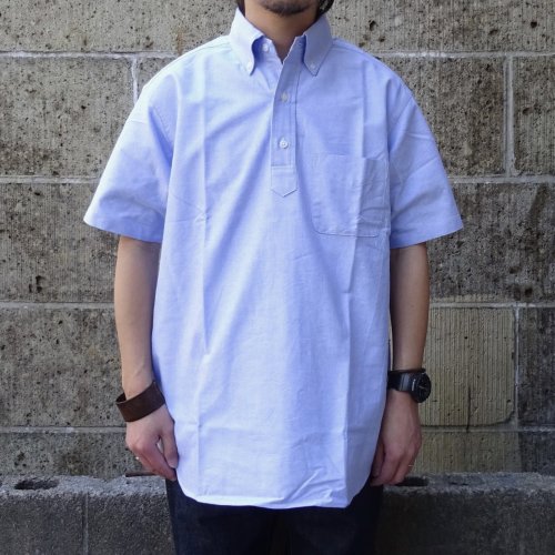 他の写真1: SERO (セロ ) B.D. SHORT SLEEVE PO SHIRT OXFORD ブルー