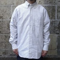 SERO (セロ ) B.D. REGULAR SHIRT OXFORD STRIPE ネイビーストライプ