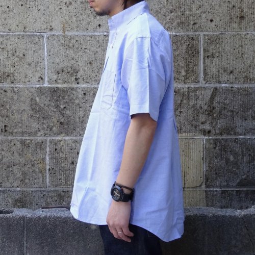 他の写真2: SERO (セロ ) B.D. SHORT SLEEVE PO SHIRT OXFORD ブルー