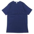 画像1: gicipi (ジチピ) CREW NECK POCKET T-Shirt ネイビー (1)