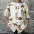 画像4: TWO PALMS (トゥーパームス) S/S Hawaiian Shirt / Rayon WOODY ベージュ