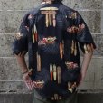 画像6: TWO PALMS (トゥーパームス) S/S Hawaiian Shirt / Rayon WOODY ブラック