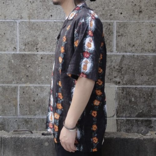 他の写真2: TWO PALMS (トゥーパームス) S/S Hawaiian Shirt Hula Dolls ブラック