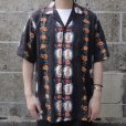 画像4: TWO PALMS (トゥーパームス) S/S Hawaiian Shirt Hula Dolls ブラック