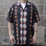 TWO PALMS (トゥーパームス) S/S Hawaiian Shirt Hula Dolls ブラック