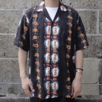 TWO PALMS (トゥーパームス) S/S Hawaiian Shirt Hula Dolls ブラック
