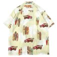 画像2: TWO PALMS (トゥーパームス) S/S Hawaiian Shirt / Rayon WOODY ベージュ (2)