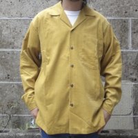 TWO PALMS (トゥーパームス) L/S with side slit RK Fabric / 21wale コーデュロイシャツ ジンジャー ”SAMPLE”