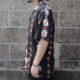 画像5: TWO PALMS (トゥーパームス) S/S Hawaiian Shirt Hula Dolls ブラック