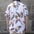 画像6: TWO PALMS (トゥーパームス) S/S Hawaiian Shirt HAWAIIAN ORCHID ホワイト