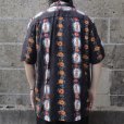 画像6: TWO PALMS (トゥーパームス) S/S Hawaiian Shirt Hula Dolls ブラック