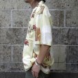画像5: TWO PALMS (トゥーパームス) S/S Hawaiian Shirt / Rayon WOODY ベージュ
