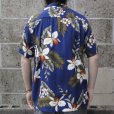画像6: TWO PALMS (トゥーパームス) S/S Hawaiian Shirt HAWAIIAN ORCHID ネイビー