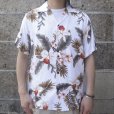 画像4: TWO PALMS (トゥーパームス) S/S Hawaiian Shirt HAWAIIAN ORCHID ホワイト
