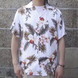 TWO PALMS (トゥーパームス) S/S Hawaiian Shirt HAWAIIAN ORCHID ホワイト