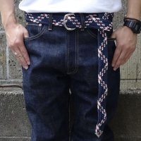 Brushy Creek Belt & Buckle Co. (ブラッシークリーク) Nylon Web Belt ネイビー