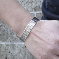 FIRST AMERICAN TRADERS (ファーストアメリカントレーダーズ) SILVER BLACELET ワイド