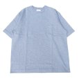 画像1: MIDA (ミダ) CREW NECK POCKET TEE S/S ヘザーグレー (1)