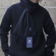 画像1: BRONTE by MOON (ブロンテバイムーン) Dales Scarves - Plane ブラック (1)