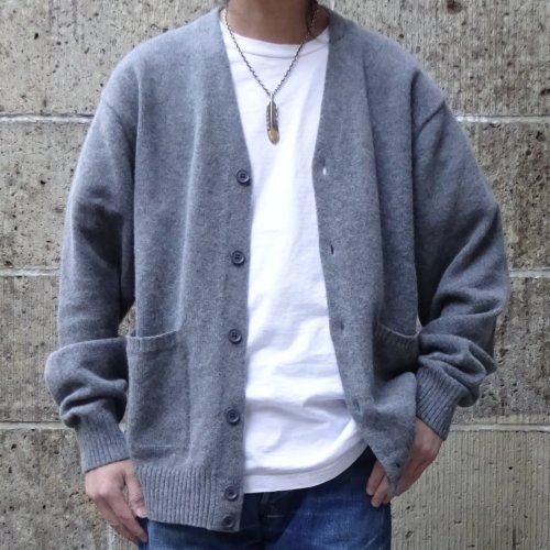 他の写真1: Mars Knitwear (マーズニットウェア) LAMBSWOOL V-NECK 2PKT CARDIGAN グレーミックス