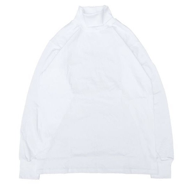 画像1: LIFEWEAR (ライフウェア) LONG SLEEVE TURTLENECK TEE ホワイト