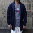 画像2: Mars Knitwear (マーズニットウェア) WILLIAM SHAWL COLLAR ネイビー (2)