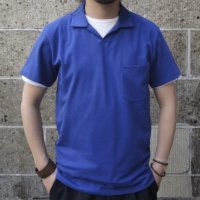 UNIVERSAL WORKS (ユニバーサルワークス) PIQUET SHIRTS FINE PIQUET ロイヤルブルー