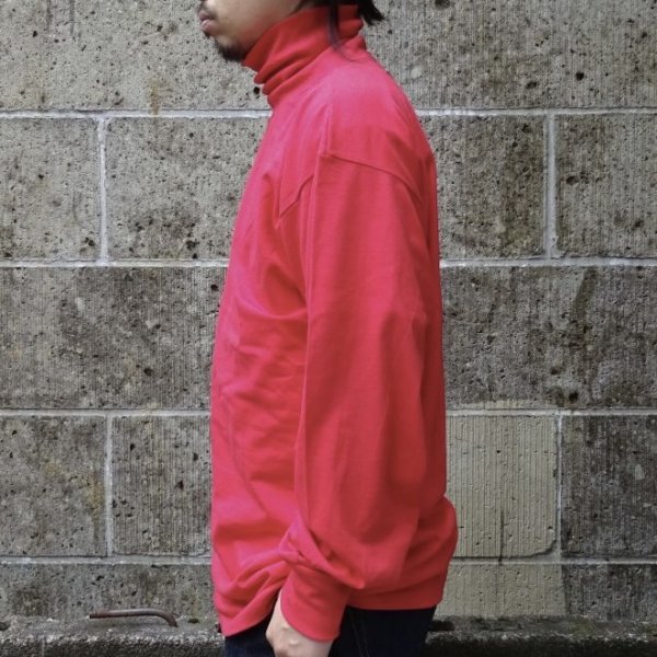 画像6: LIFEWEAR (ライフウェア) LONG SLEEVE TURTLENECK TEE レッド