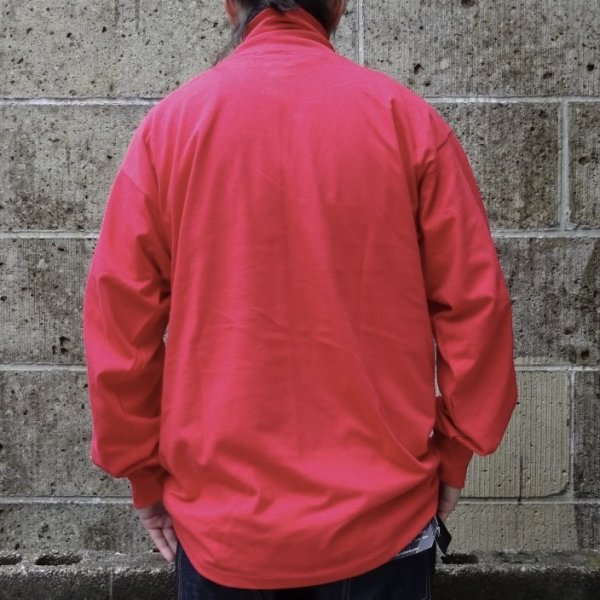 画像7: LIFEWEAR (ライフウェア) LONG SLEEVE TURTLENECK TEE レッド