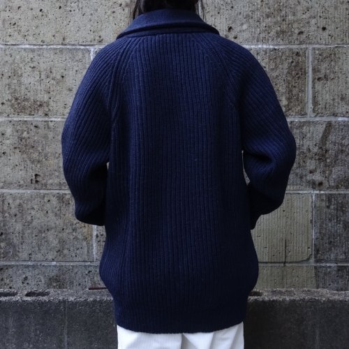 他の写真3: Mars Knitwear (マーズニットウェア) WILLIAM SHAWL COLLAR ネイビー