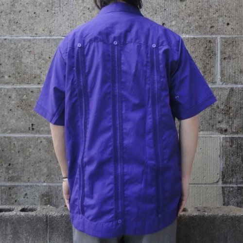 他の写真3: MY CUBAN STORE (マイキューバンストア) S/S GUAYABERA SHIRT パープル
