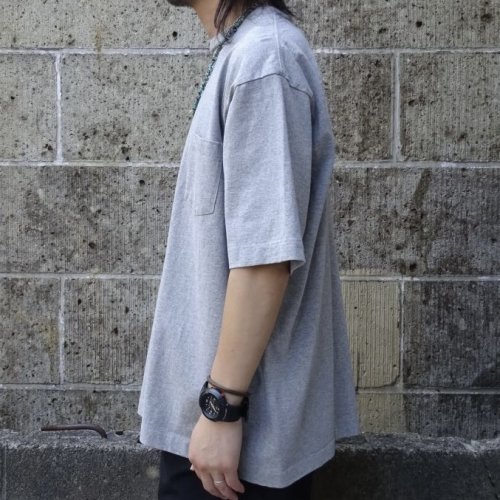 他の写真2: MIDA (ミダ) CREW NECK POCKET TEE S/S ヘザーグレー