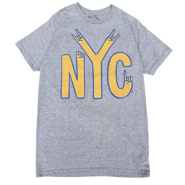 画像1: PALMER CASH (パルマーキャッシュ) NYC HANDS T-Shirts グレー 