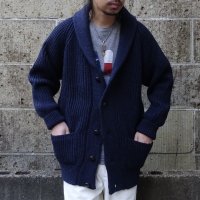 Mars Knitwear (マーズニットウェア) WILLIAM SHAWL COLLAR ネイビー
