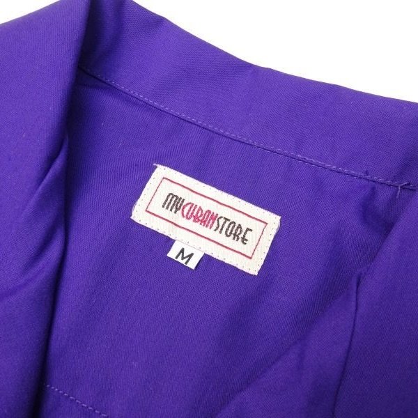 画像3: MY CUBAN STORE (マイキューバンストア) S/S GUAYABERA SHIRT パープル
