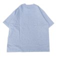 画像2: MIDA (ミダ) CREW NECK POCKET TEE S/S ヘザーグレー (2)
