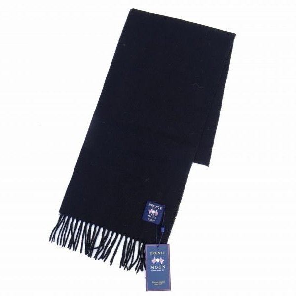 画像2: BRONTE by MOON (ブロンテバイムーン) Dales Scarves - Plane ブラック