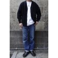 画像5: Mars Knitwear (マーズニットウェア) LAMBSWOOL V-NECK 2PKT CARDIGAN ブラック (5)
