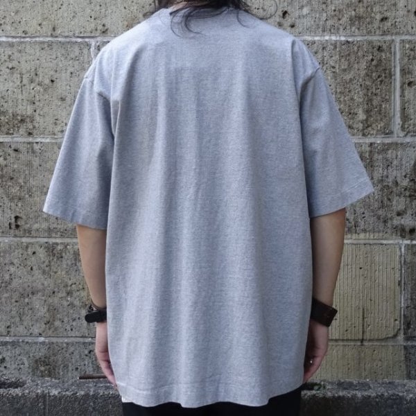 画像6: MIDA (ミダ) CREW NECK POCKET TEE S/S ヘザーグレー