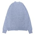 画像2: Mars Knitwear (マーズニットウェア) LAMBSWOOL V-NECK 2PKT CARDIGAN グレーミックス (2)