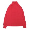 画像1: LIFEWEAR (ライフウェア) LONG SLEEVE TURTLENECK TEE レッド (1)