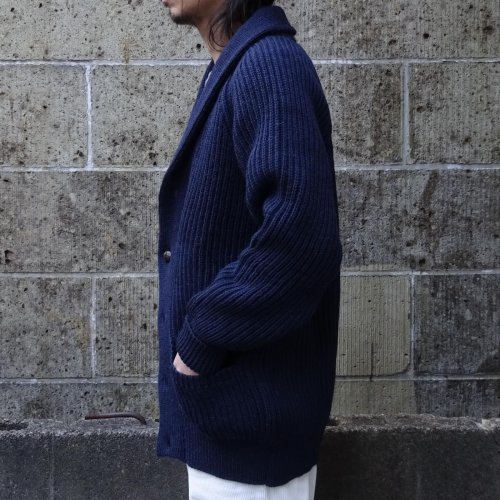 他の写真2: Mars Knitwear (マーズニットウェア) WILLIAM SHAWL COLLAR ネイビー