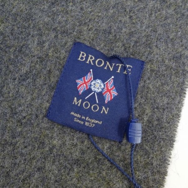 画像2: BRONTE by MOON (ブロンテバイムーン) Dales Scarves - Plane グレー