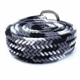 画像2: Brushy Creek Belt & Buckle Co. (ブラッシークリーク) Nylon Web Belt グレー (2)