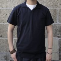 UNIVERSAL WORKS (ユニバーサルワークス) PIQUET SHIRTS FINE PIQUET ブラック