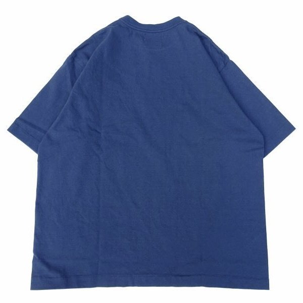 画像2: MIDA (ミダ) CREW NECK POCKET TEE S/S ネイビー
