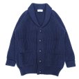 画像6: Mars Knitwear (マーズニットウェア) WILLIAM SHAWL COLLAR ネイビー