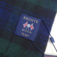 画像2: BRONTE by MOON (ブロンテバイムーン) Dales Scarves - Tartan Check ブラックウォッチ (2)