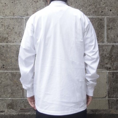 他の写真3: LIFEWEAR (ライフウェア) LONG SLEEVE MOCK NECK TEE ホワイト