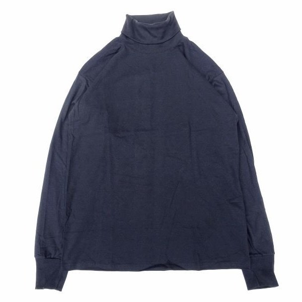 画像1: LIFEWEAR (ライフウェア) LONG SLEEVE TURTLENECK TEE ブラック
